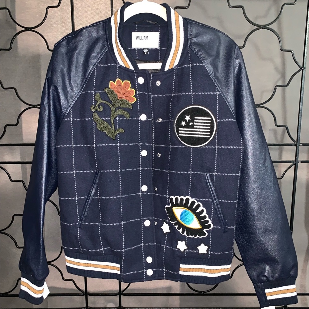 William Rast Letter Jacket